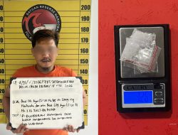 Polisi Tangkap Pengedar Sabu di Kubu Raya Beserta Barang Bukti 3,26 Gram