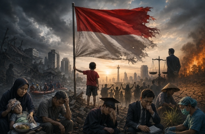 Merah Putih di Tengah Luka