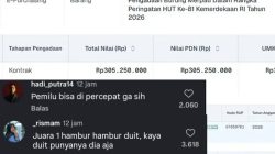 Pengadaan Burung Merpati HUT Ke-81 RI Capai Rp305 Juta
