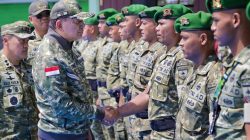 Cek Kesiapan Satuan Baru, Menhan Sjafrie Sjamsoeddin Tinjau Yonif TP 898/Pancalang Cakti di Kampar