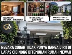 Kalapas Cibinong Bakal Dipanggil DPR Buntut Temuan Rumah Mewah di Dalam Lapas