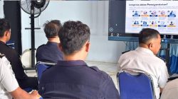 Lembaga Pemasyarakatan (Lapas) Muara Tebo saat mengikuti kegiatan Bimbingan Teknis Strategi Pengamanan melalui Zoom Meeting. (FAKTANASIONAL/HO).