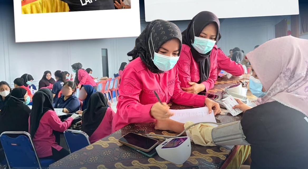 Warga binaan Lembaga Pemasyarakatan Muara Tebo Cek Kesehatan Gratis (CKG) dan Skrining Tuberkulosis (TB) menggunakan pemeriksaan rontgen dada. (FAKTANASIONAL/HO).