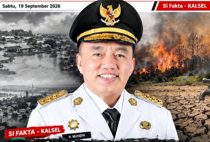 Muhidin Bertengger di Posisi Kedua Gubernur Terkaya, Banua Dihantam Bencana