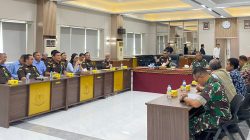 Komite Gabungan Mitigasi dan Penanganan Interaksi Negatif Gajah Sumatra Taman Nasional Way Kambas (TNWK) sinergi bersama Kejati Lampung terkait proyek fisik di kawasan konservasi. (FAKTANASIONAL/HO).