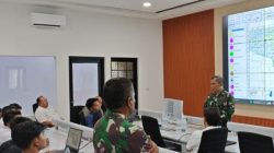 Komite Gabungan Mitigasi dan Penanganan Interaksi Negatif Gajah Sumatra di Taman Nasional Way Kambas (TNWK) Lampung Timur, Lampung saat mematangkan pengembangan sistem pusat komando (command center) berbasis kecerdasan buatan (artificial intelligence/AI). (FAKTANASIONAL/HO).