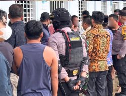 Jaga Zero Halinar, 55 Personel TNI-Polri Bersama BNN Gelar Razia di Kamar Hunian Narapidana