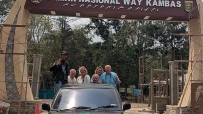 Masyarakat yang tergabung dalam komunitas di desa koperasi Plangijo Dewi Rasa, Lampung Timur, Lampung mengembangkan kawasan konservasi Taman Nasional Way Kambas (TNWK) menjadi tujuan wisata alam. (FAKTANASIONAL/HO).