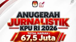 Peringati HUT Ke-73, KPU RI Buka Pendaftaran Anugerah Jurnalistik 2026