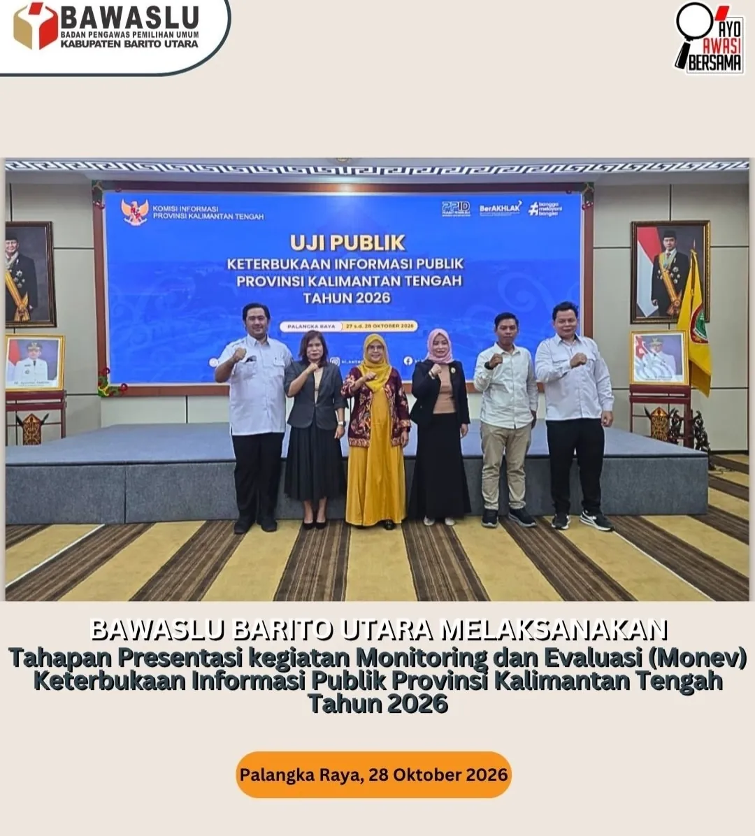 Bawaslu Barut Perkuat Keterbukaan Informasi, Adam Parawansa Tegaskan Hak Publik Dijamin UU KIP