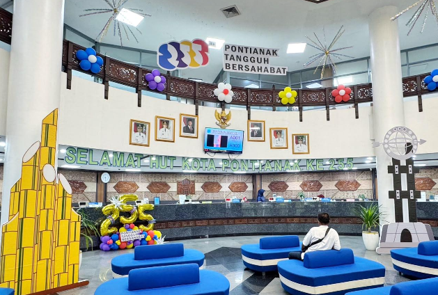 HUT ke-255 Kota Pontianak, Bank Kalbar Hadirkan Kuliner Tradisional dan Dekorasi Khas Daerah