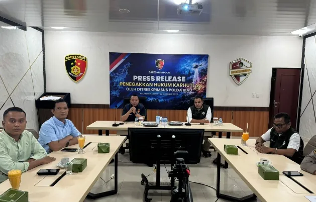 Polda Riau Tangani 61 Kasus Karhutla Seluas 3.394,55 Hektare Sepanjang 2026