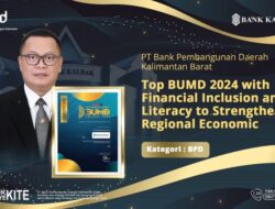Bank Kalbar Kembali Dinobatkan Best BUMD Awards 2024