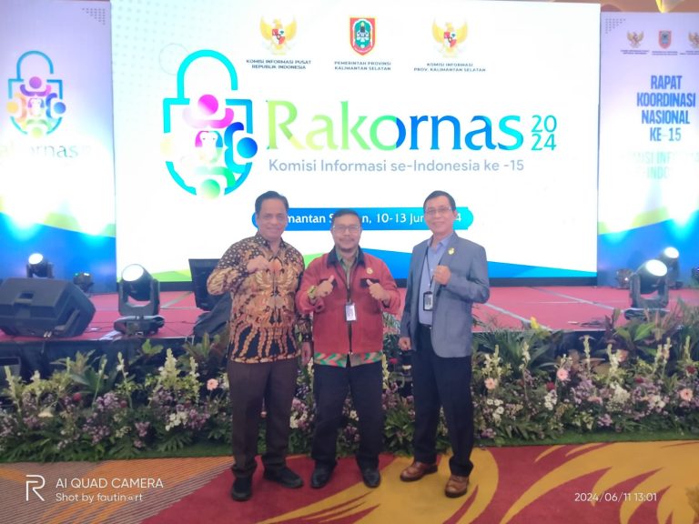 Komisi Informasi Kalbar Hadiri Rakornas ke 15 KI se-Indonesia