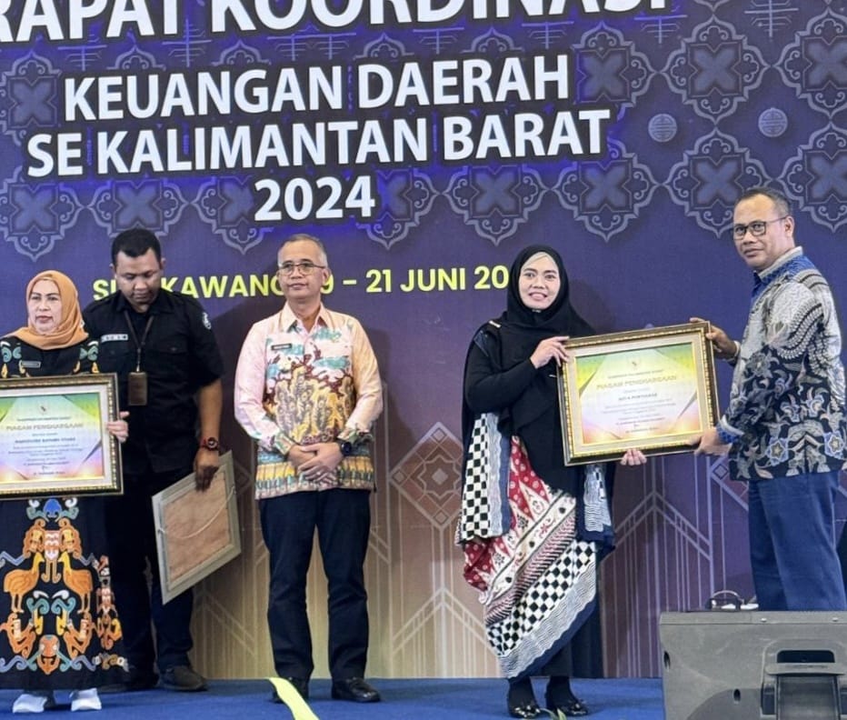 Raih Penghargaan, Pontianak Peringkat Pertama Rasio PAD Tertinggi di Kalbar