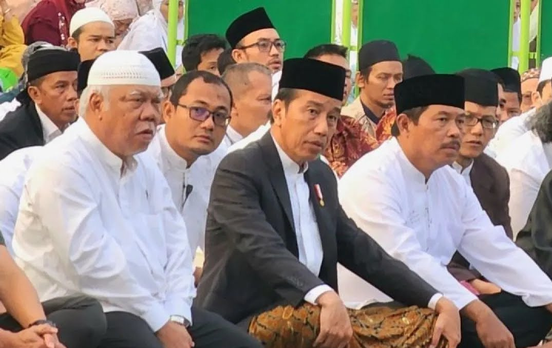 Presiden Jokowi Salat Idul Adha di Semarang