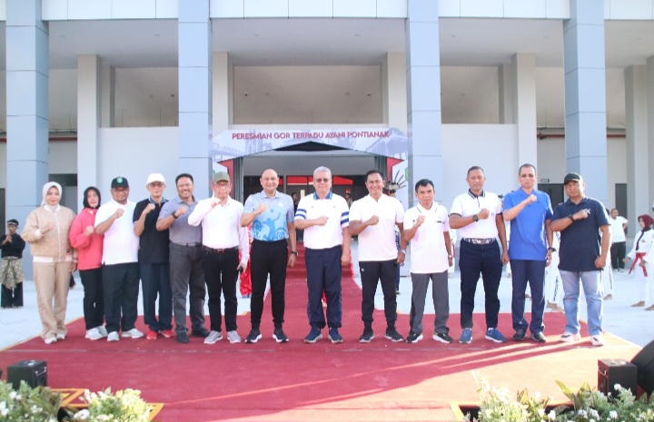 Dirahapkan Bisa Tingkatkan Prestasi Atlet Kalbar, GOR Terpadu di Pontianak Diresmikan