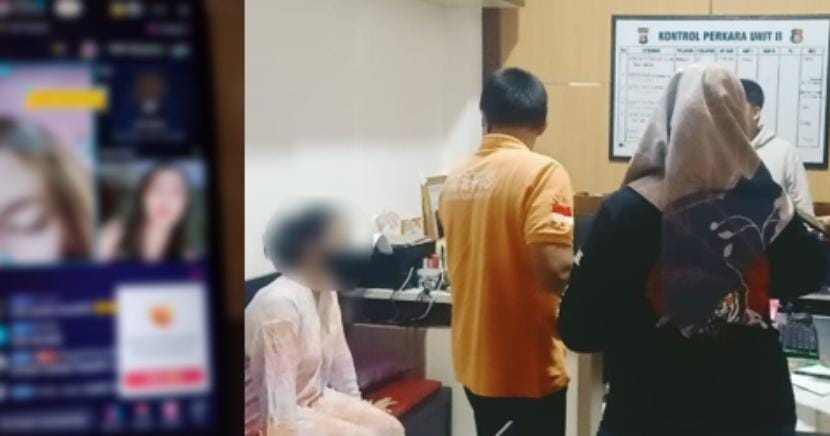 Polres Kapuas Ciduk Wanita Suka Live Bugil di Media Sosial