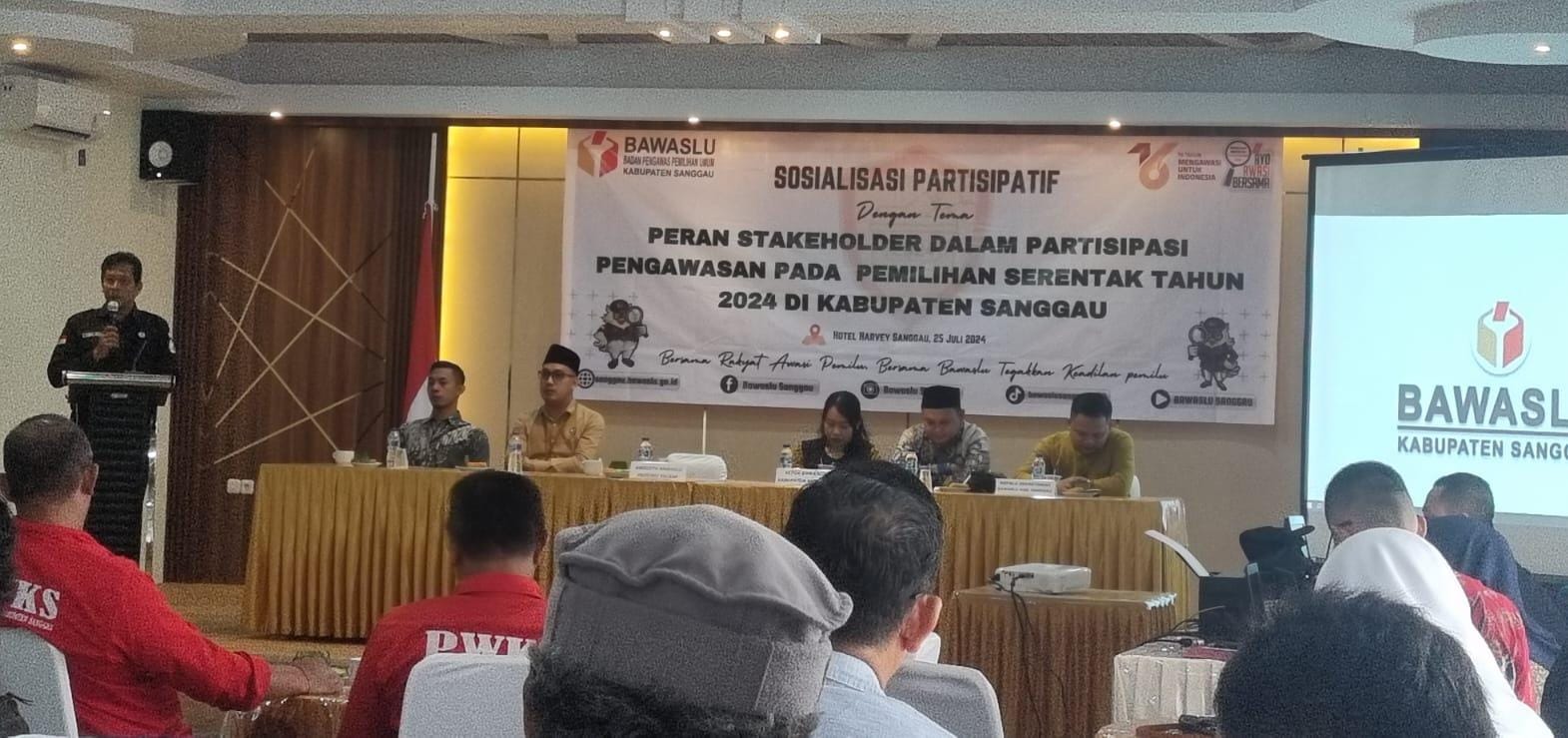 Sosialisasi Partisipatif Digelar Bawaslu Sanggau