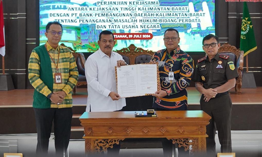 Bank Kalbar Tingkatkan Tata Kelola dan Mitigasi Risiko Melalui Kerjasama dengan Kejaksaan Tinggi Kalbar