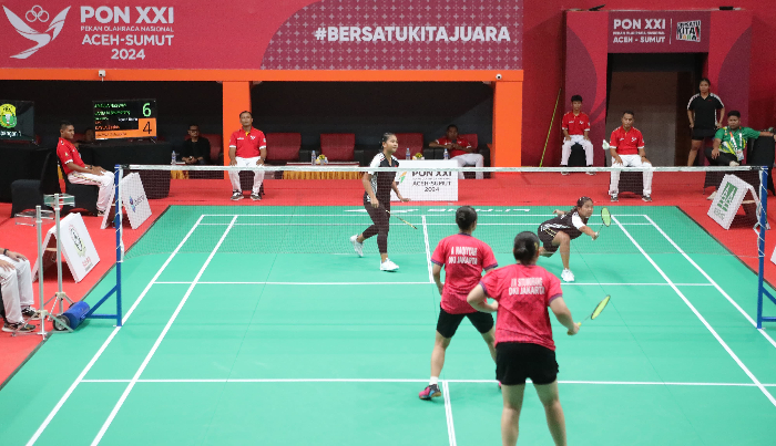 Telak! Sumut Gagal Curi Poin dari Jakarta di Laga Badminton Beregu Putri PON XXI 2024