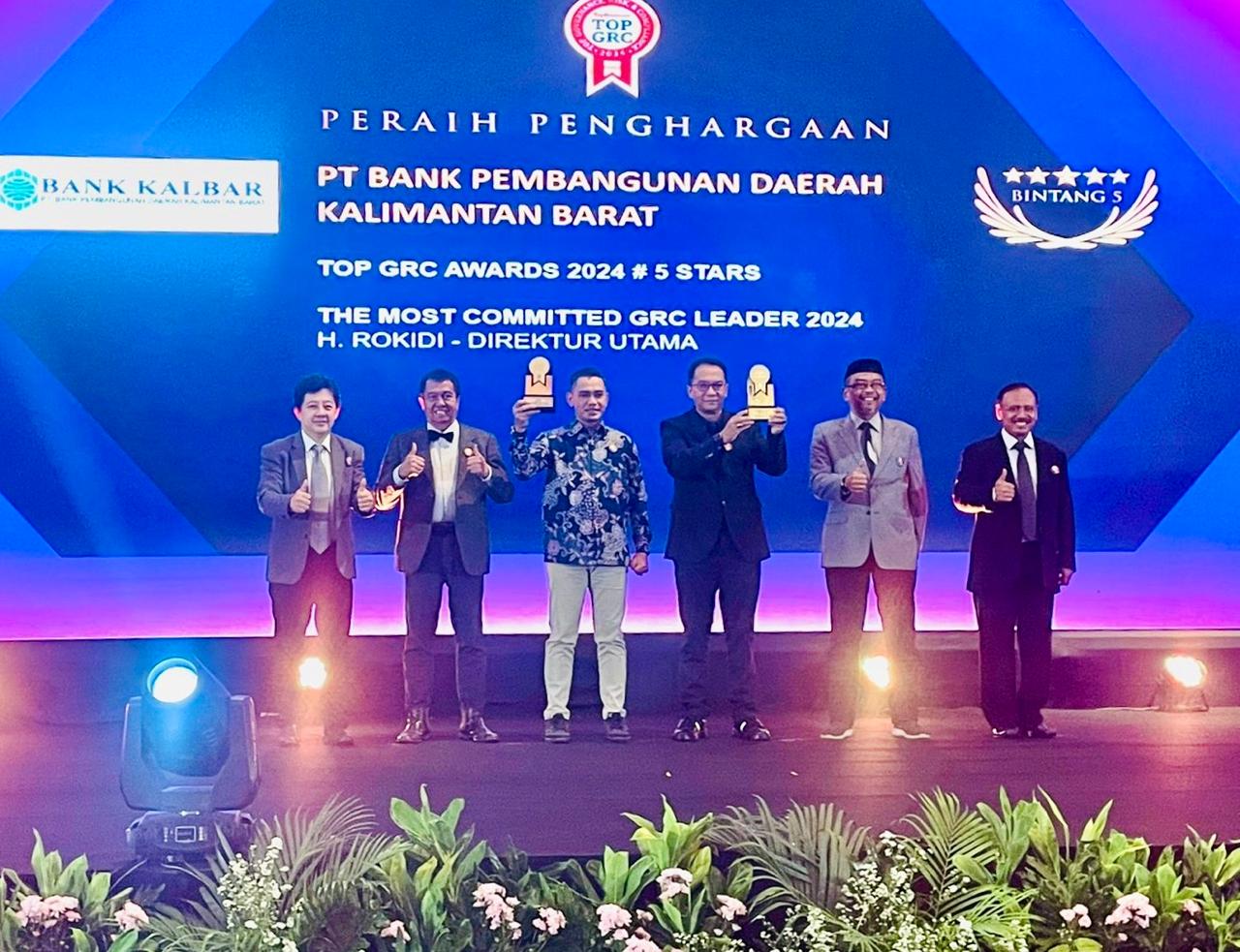 Bank Kalbar Raih Predikat “Sangat Prima” dalam Penyaluran Kredit UMKM di Best Bank Performance MSMEs Loans Awards 2024