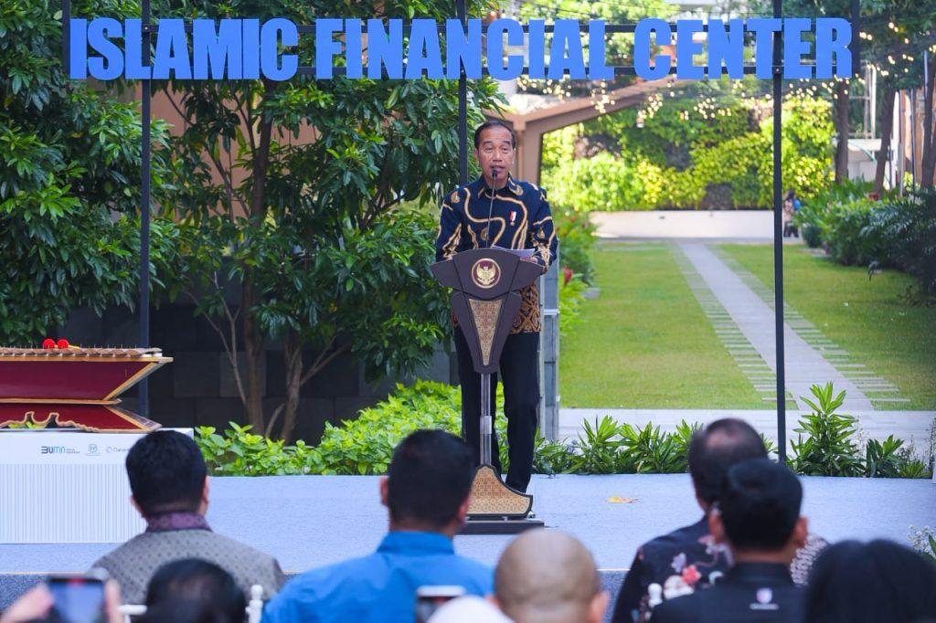 Resmikan Kawasan Indonesia Islamic Financial Center, Presiden Tekankan Penguatan Ekonomi Syariah