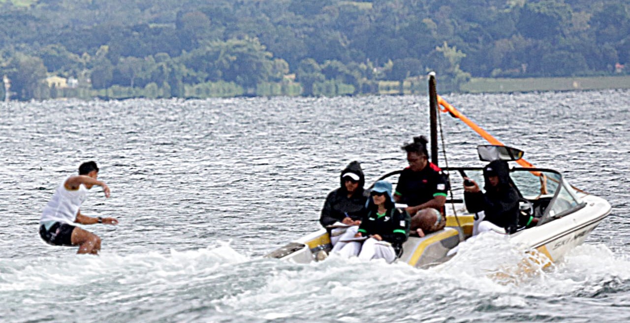 Dimas Ridho Pecahkan Rekor PON di Nomor Waterski Tricks Ski Air