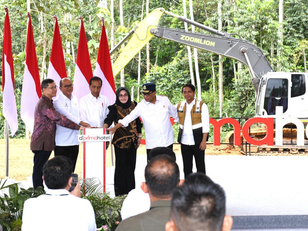 Groundbreaking D’PrimaHotel Nusantara, Presiden Jokowi Dorong Pengembangan Akomodasi di IKN