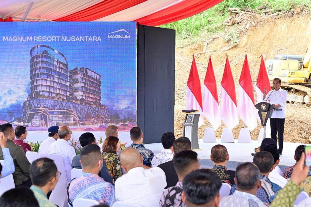 Presiden Jokowi Resmikan Pembangunan Magnum Resort Nusantara Milik Rusia