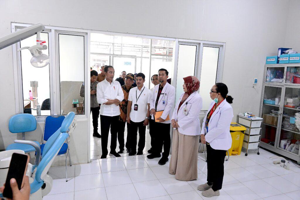 Tinjau RSUD dr. Abdul Rivai di Berau, Jokowi Dorong Peningkatan Fasilitas Kesehatan