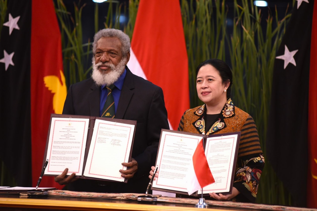 Perbuatan Hubungan Bilateral, Puan Bertemu Ketua Parlemen Papua Nugini