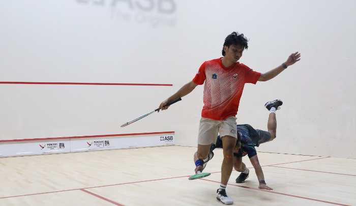 Final Beregu Putra Squash DKI Jakarta Vs Jawa Barat, Tak Hanya Adu Hebat Atlet tapi Juga Suporter