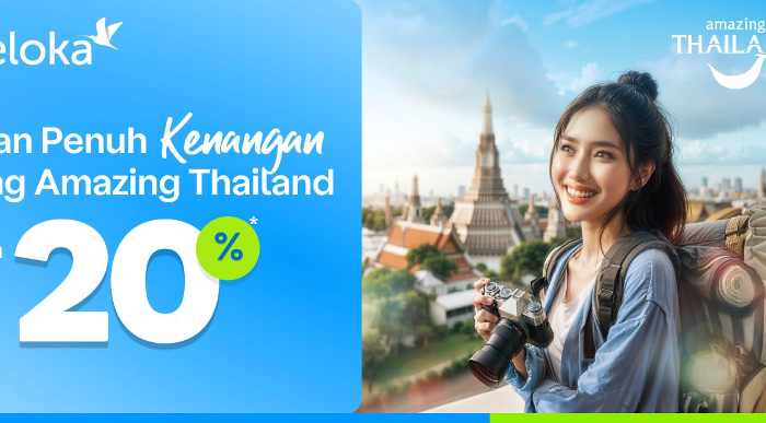 Gelar Amazing Thailand Deals, Traveloka Tawarkan Diskon Hingga 20 Persen