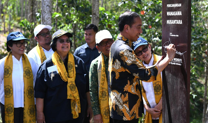 Restorasi dan Reforestasi Hutan, Presiden Jokowi Canangkan Kawasan Wanagama Nusantara di IKN
