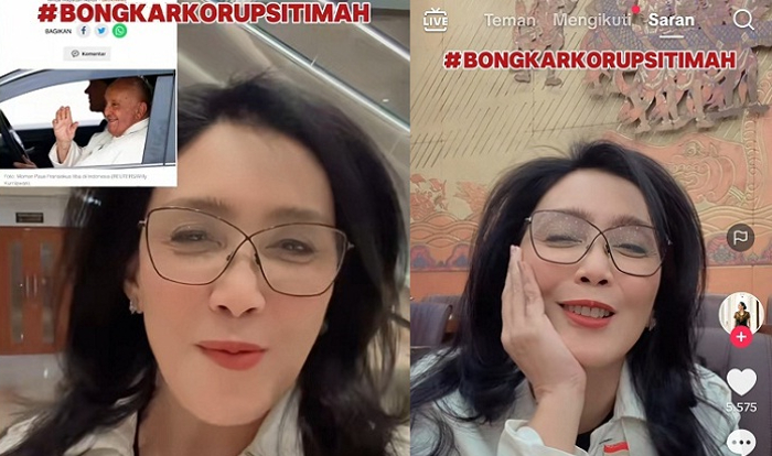 Curhat ke Paus Fransiskus, Rieke Diah Pitaloka Pertanyakan Vonis Kasus Timah Berkerugian Rp 300 Triliun tapi Dendanya 5.000 Perak