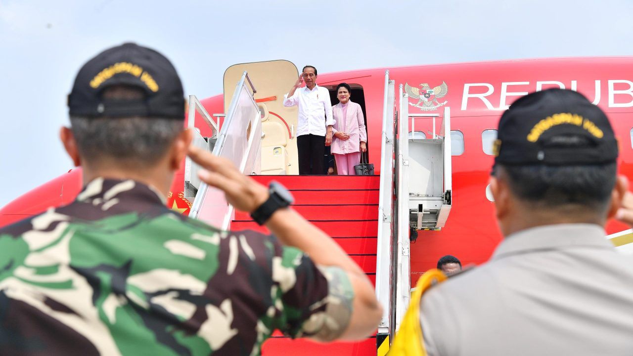 Bertolak ke Kaltim, Presiden Jokowi Akan Hadiri Nusantara TNI Fun Run