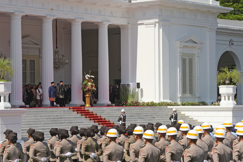 Istana Negara Gelar Prosesi Pisah Sambut dari Jokowi ke Prabowo