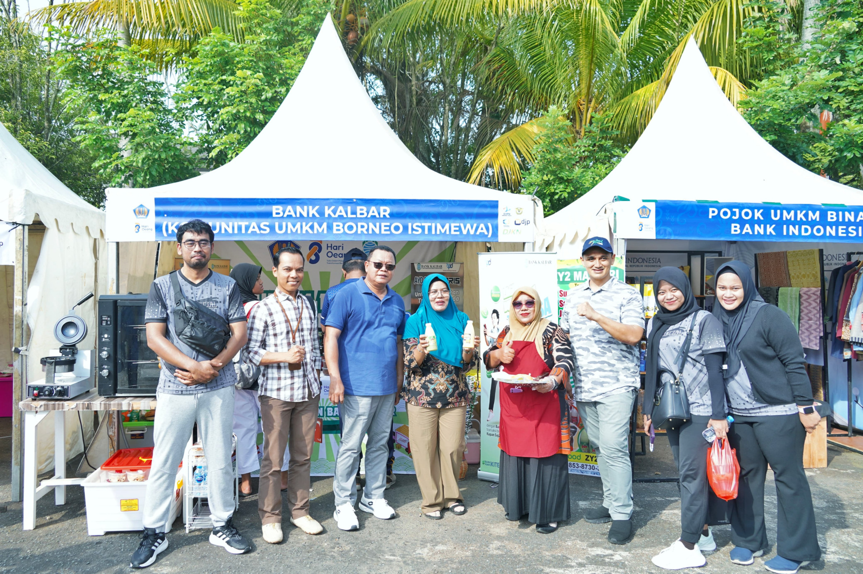 Supaya Terus Berkembang, Bank Kalbar Ikutsertakan UMKM Binaan di HORI dan Hari Bea Cukai