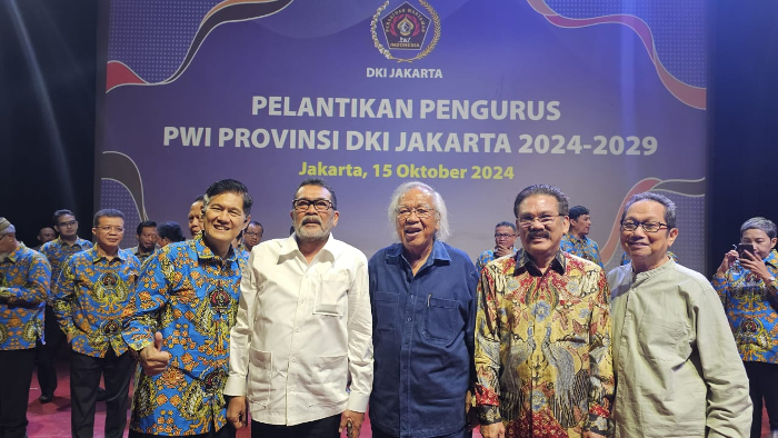 Hadiri Pelantikan Pengurus PWI Jaya 2024-2029, Panda Nababan: PWI Harus Kembali Disegani