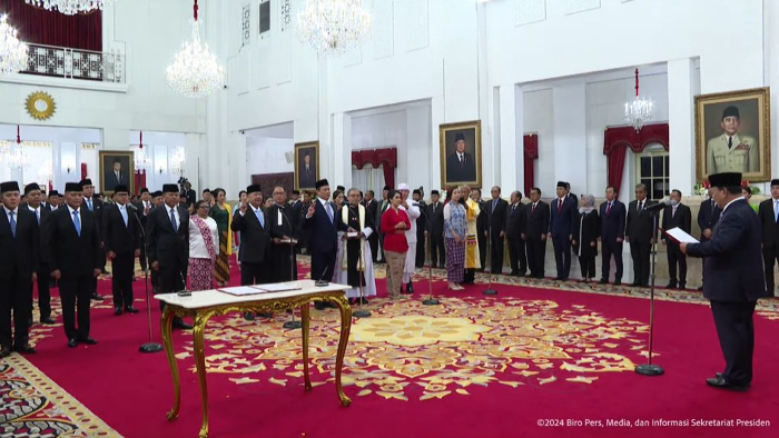 Presiden Prabowo Lantik Sekretaris Kabinet dan Wakil Menteri Kabinet Merah Putih, Ini Nama-namanya