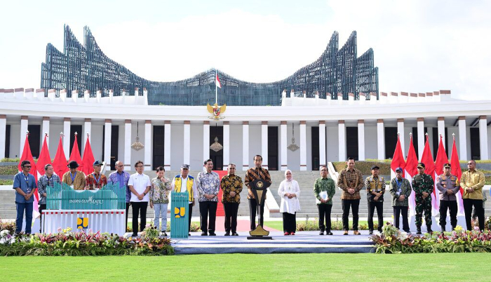 Bismillahirrahmanirrahim, Presiden Jokowi Resmikan Istana Negara di IKN