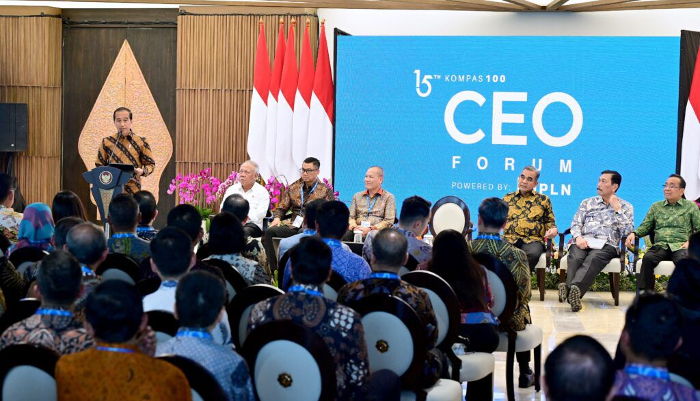 Hadiri Kompas100 CEO Forum di IKN, Presiden Jokowi Tegaskan Pentingnya Hilirisasi Industri dan Citra Global