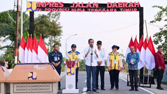 Bagian dari IJD, Presiden Jokowi Resmikan 27 Ruas Jalan Sepanjang 217 Kilometer di Provinsi NTT