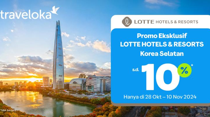 Traveloka Hadirkan Promo Eksklusif Menginap di Grup Hotel Terbesar di Korsel