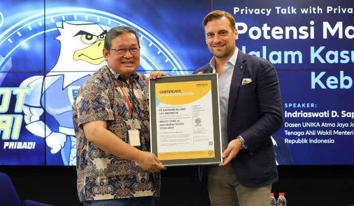 Allianz Life Indonesia dan Allianz Utama Indonesia Resmi Peroleh Sertifikasi ISO 27701