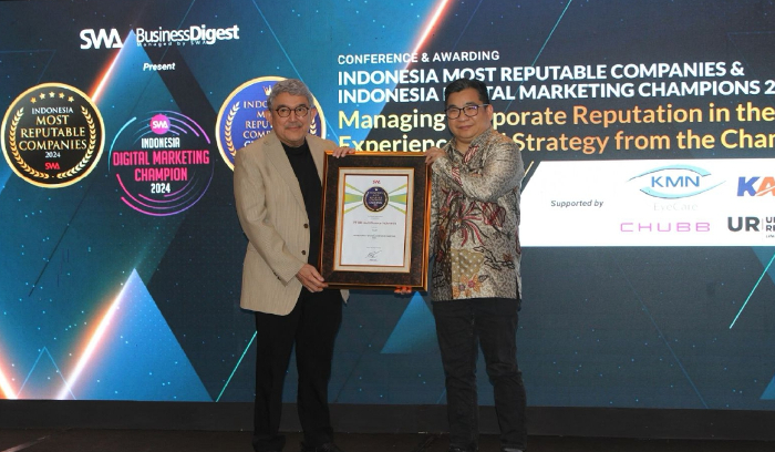 BRI Finance Dianugerahi Predikat Indonesia Most Reputable Companies Champions 2024