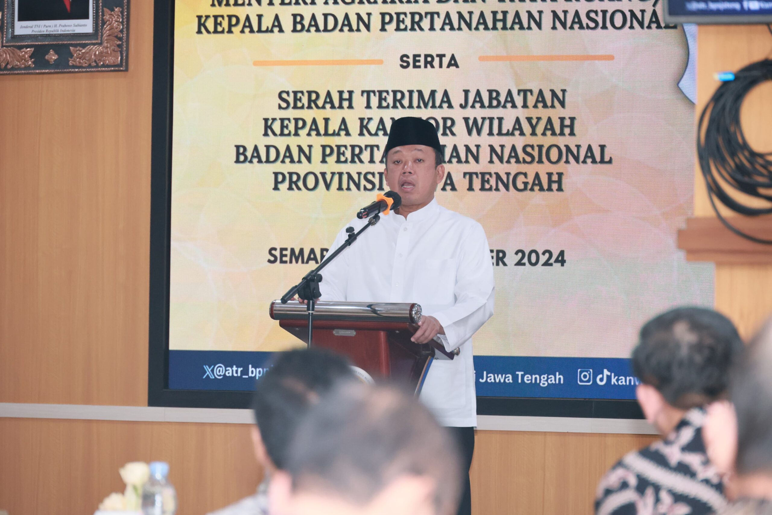 Kunjungan Kerja ke Jateng, Menteri Nusron: Samakan Gelombang Pemikiran dan Filosofi untuk Capai Tujuan