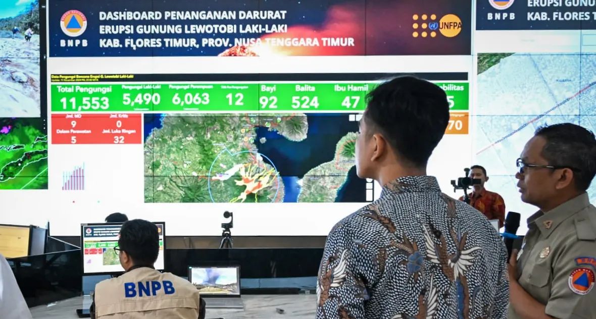 Wapres Pimpin Rapat Penanganan Erupsi Gunung Lewotobi Laki-laki