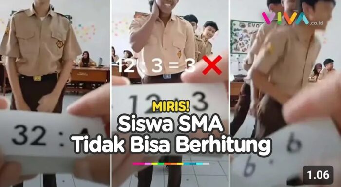 Viral Siswa SMA Tidak Bisa Matematika Dasar, Pimpinan DPR: Evaluasi Pendidikan Harus Dilakukan